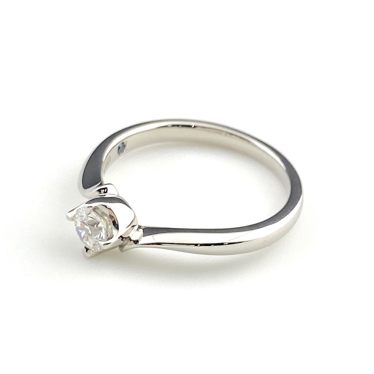 ヨンドシー 4℃ ダイヤモンド デザインリング プラチナ 指輪 リング 8.5  