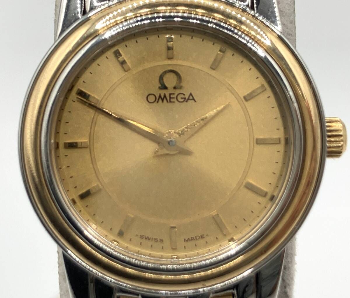 24年11月研磨電池交換済み】 OMEGA オメガ 4370.11 デビル