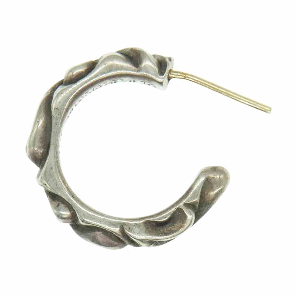 CHROME HEARTS クロムハーツ（原本無） HOOP SCROOL スクロール フープ ピアス【中古】