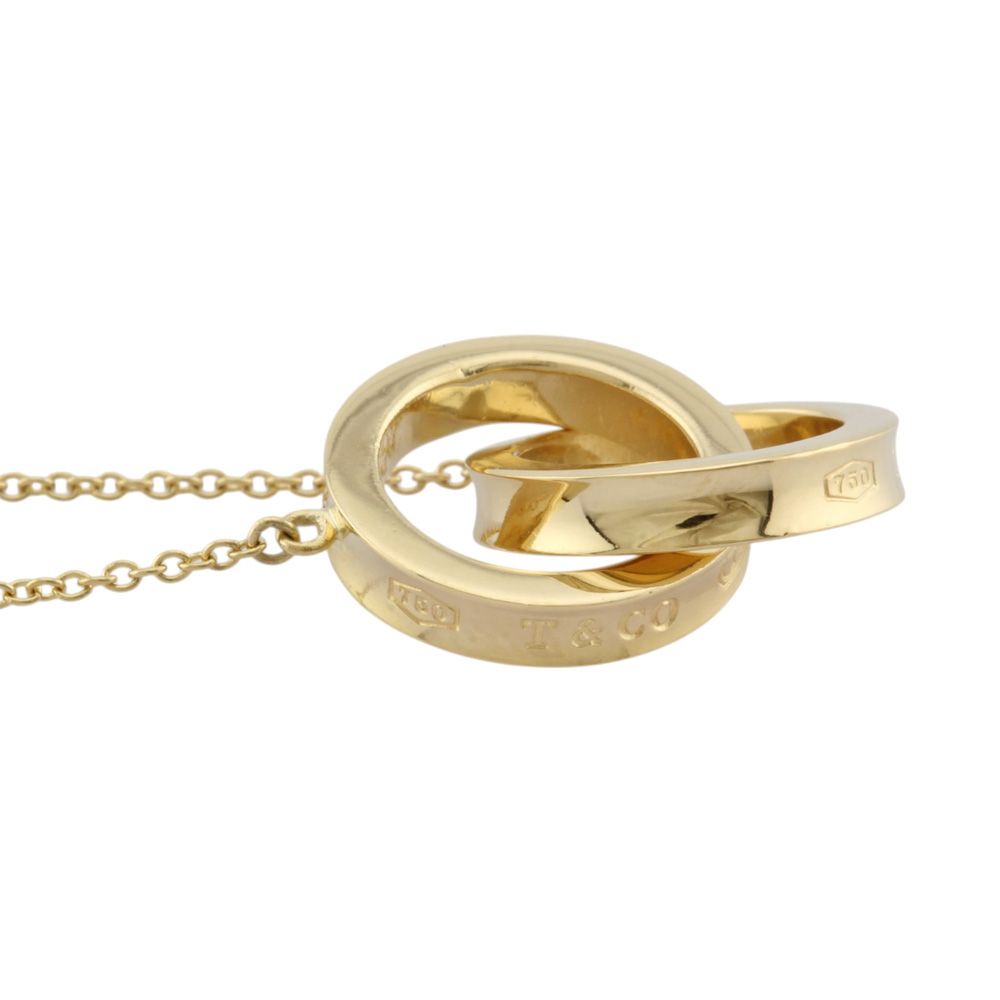 ティファニー 1837 インタロッキング サークル ネックレス 18金 K18  