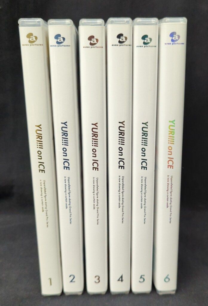 ユーリ!!! on ICE DVD 1巻～6巻 BOX付き】ユーリ!!! on ICE Blu-