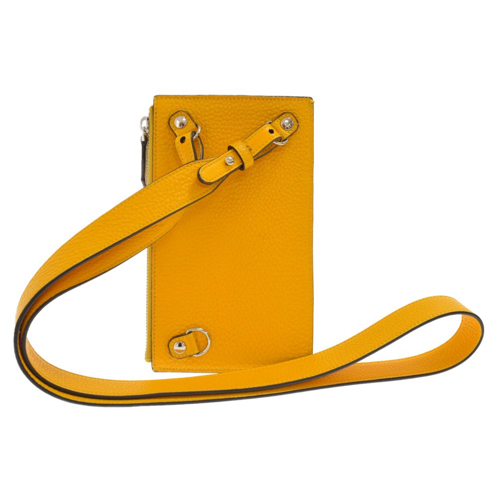 FENDI (フェンディ) レザーポシェットショルダーバッグ 7AS034 