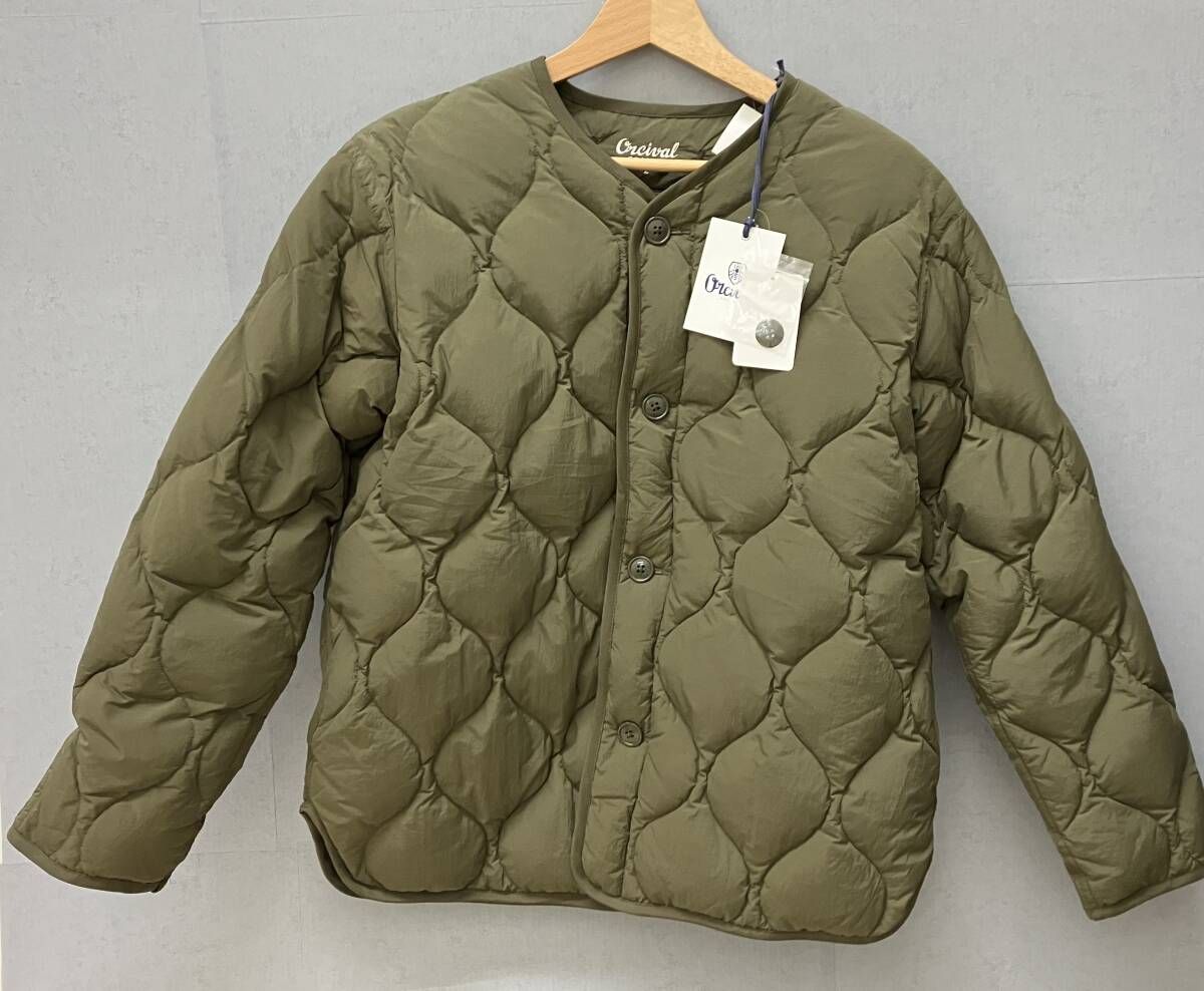 orcival ORCIVAL オーシバル コート 1(M位) カーキ ノーカラー 中綿