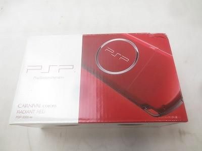 ゲーム PSP 本体 PSP3000 ラディアントレッド 動作品 き