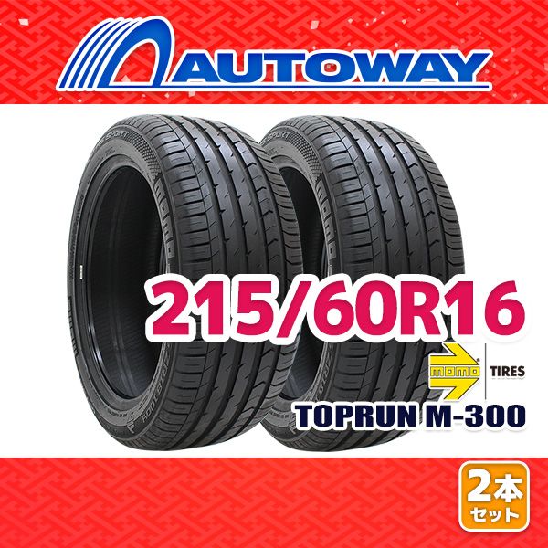 AUTOWAY 215|60R16 サマータイヤ MOMO Tires TOPRUN M-300 16インチ 2本セット 夏タイヤ オートウェイ