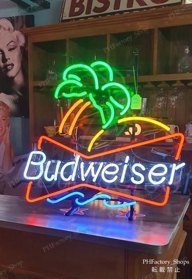 バドワイザー　Budweiser ネオンサイン 大型 ネオンサイン BUDWEISER BEER バドワイザー ネオン管 ビール