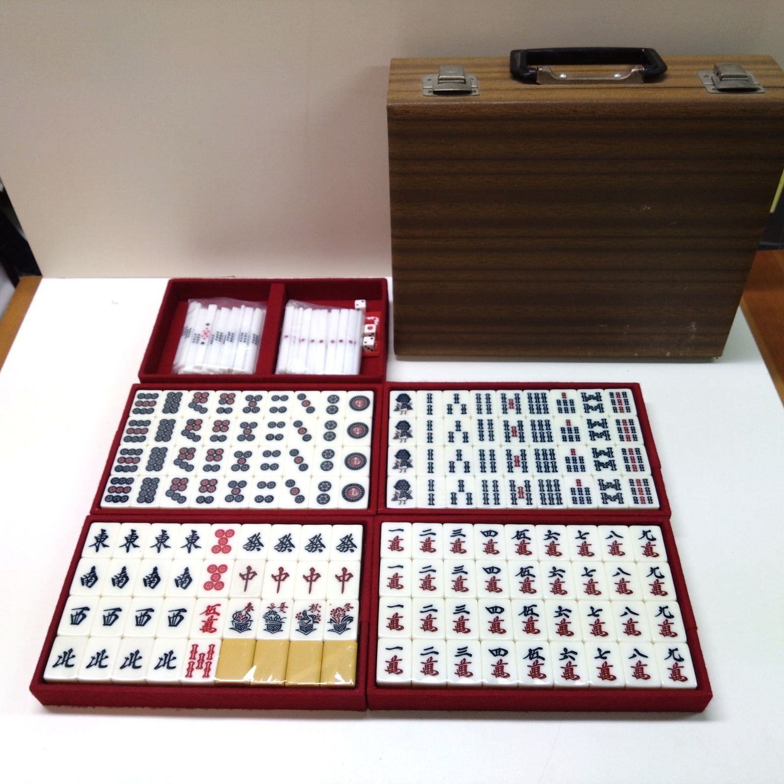 429 【未使用】麻雀 麻雀牌 麻雀セット マージャン - メルカリ