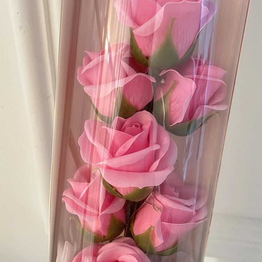 プチギフトに⭐️ソープフラワー★引出物★ ソープフラワー ギフト 花束 一輪 フラワーソープ 造花 プチ