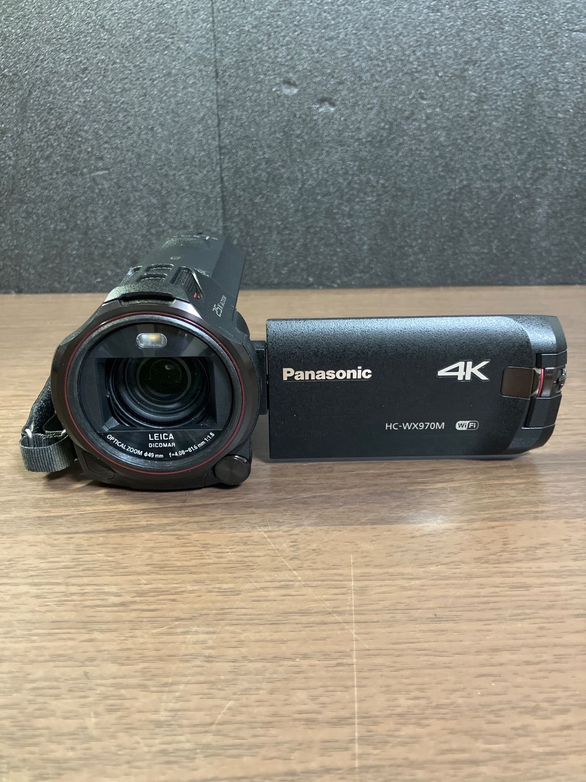 <美品>Panasonic デジタル4k ビデオカメラ　HC-WX970M パナソニックから4K対応の家庭用コンパクト。 ワイプ撮りも