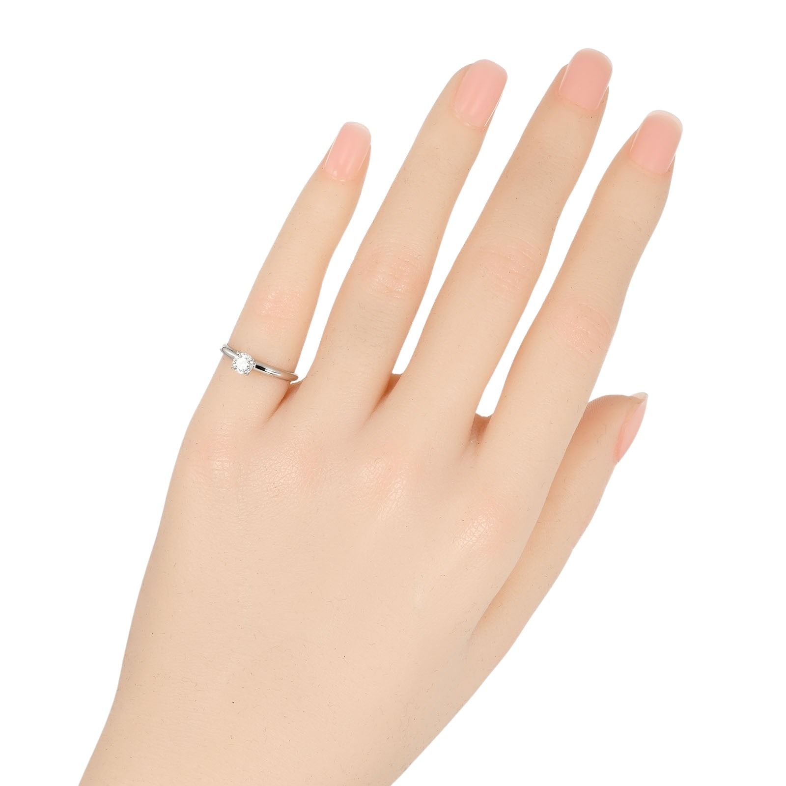 BVLGARI】ブルガリ ローマ アモール 0.30ct VS1/H/2EX/VG Pt950プラチナ×ダイヤモンド 5号 レディース 2.4g  リング・指輪 - メルカリ