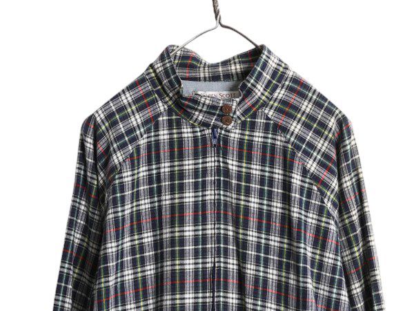 90s バーバリー ノバチェック ハリントンジャケット スイングトップ G9