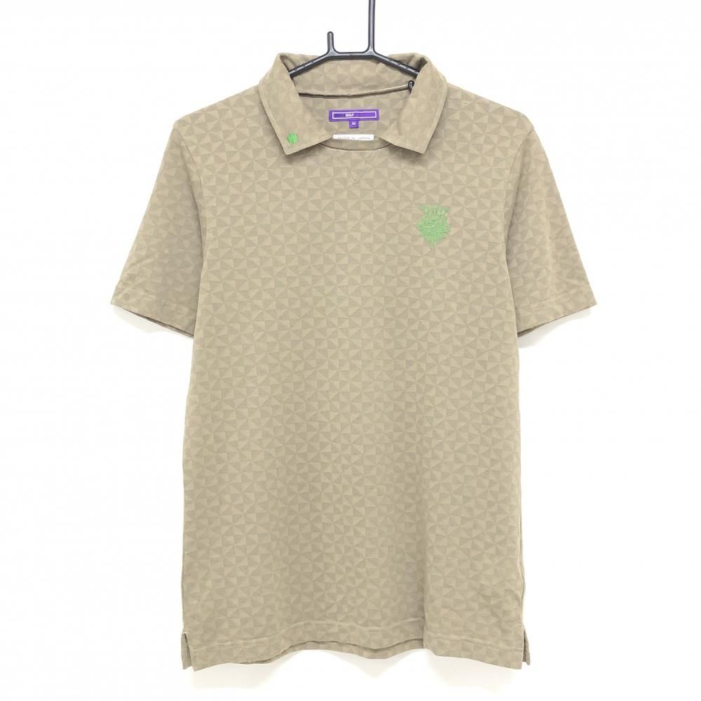 ビームスゴルフ／新品　メンズ／ゴルフ／半袖／ポロ ビームスゴルフ 日本製 ゴルフ 半袖 ポロシャツ S ネイビー BEAMS GOLF