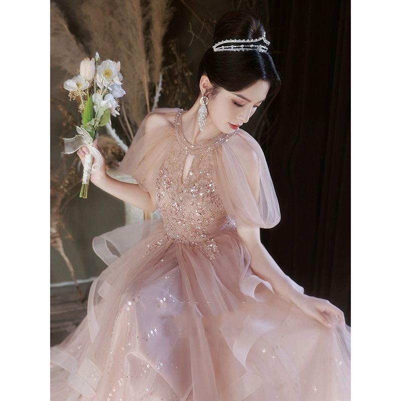 ロングドレス 切り結ん お誕生日 披露宴 花嫁 パーティードレス ピアノ  