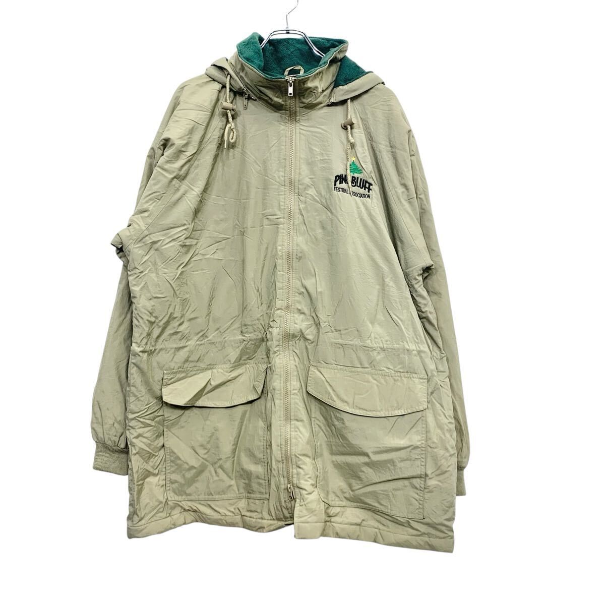メンズ TRI MOUNTAIN ナイロンジャケット XL アイボリー トライ 