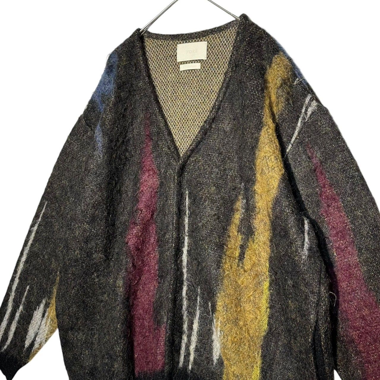 YOKE(ヨーク) 22AW STILL JACQUARD CARDIGAN スティル ジャカード 