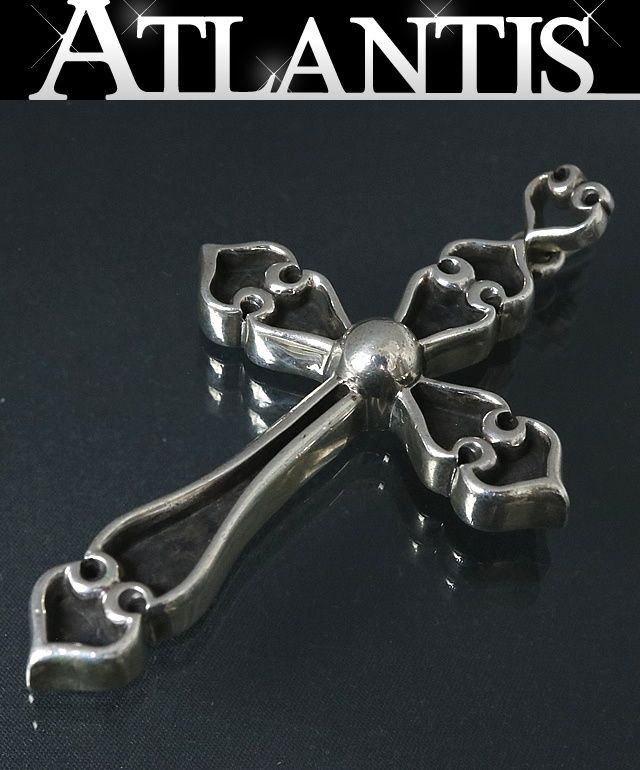 CHROME HEARTS 銀座店 ラージ スペードクロス ペンダント ネックレス