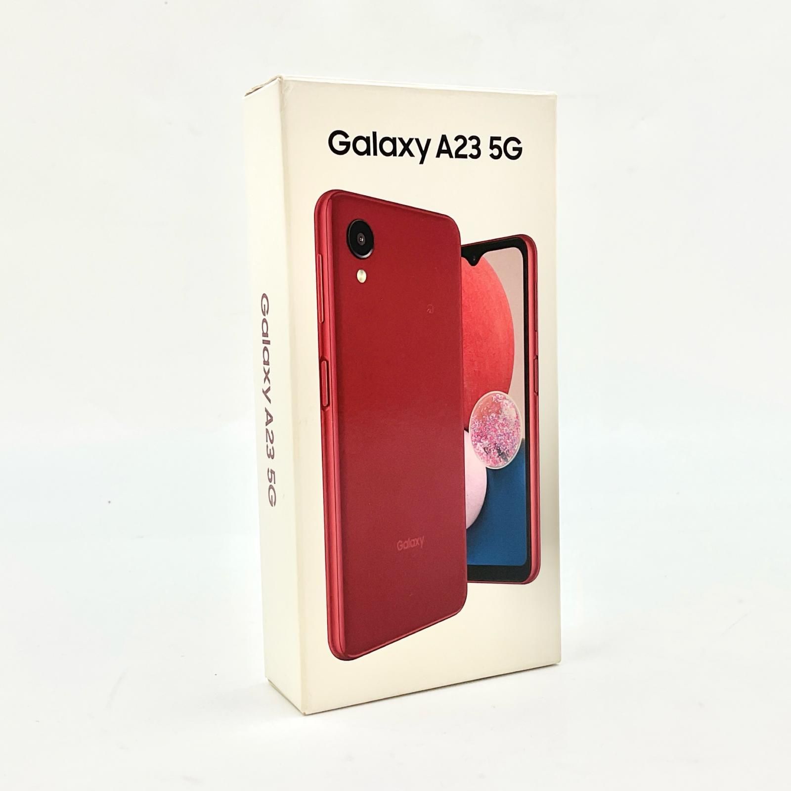 SAMSUNG Galaxy A23 5G 64GB レッド au SCG18 白ロム 新品未開封