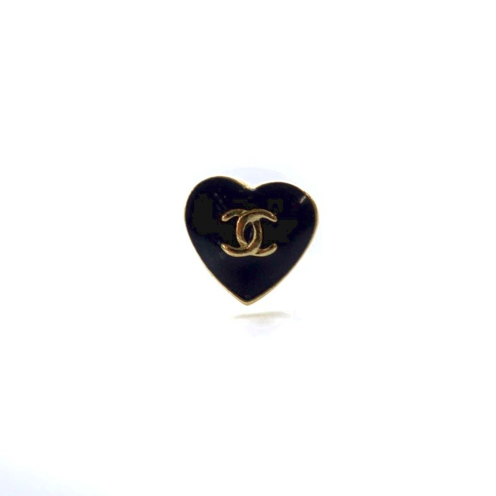 シャネル CHANEL ヴィンテージ ピアス ハートモチーフ ココ