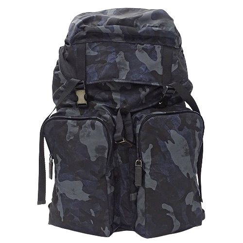 プラダ PRADA バッグ メンズ ブランド リュック ナイロン ネイビー 