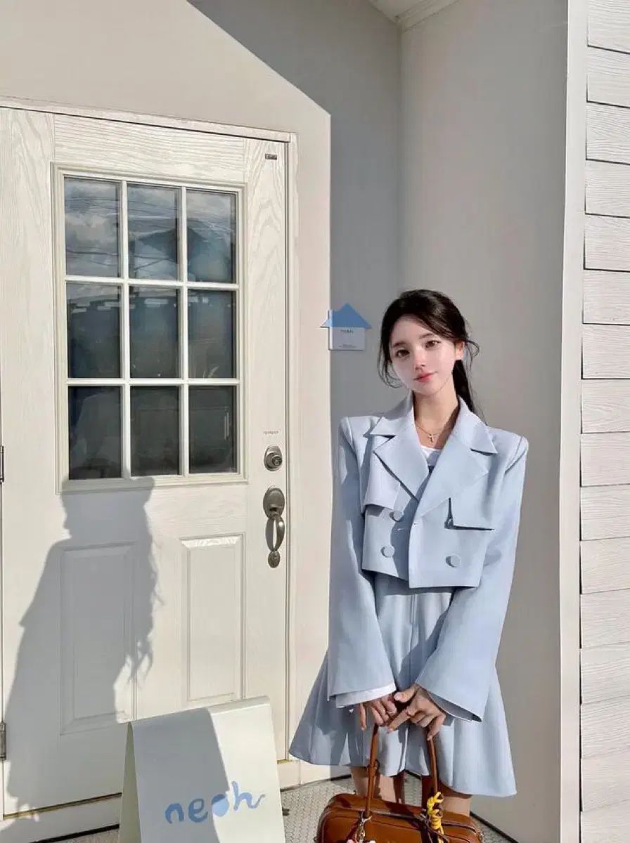 MAYOON クロップド トレンチ ジャケット M ミニワンピース L