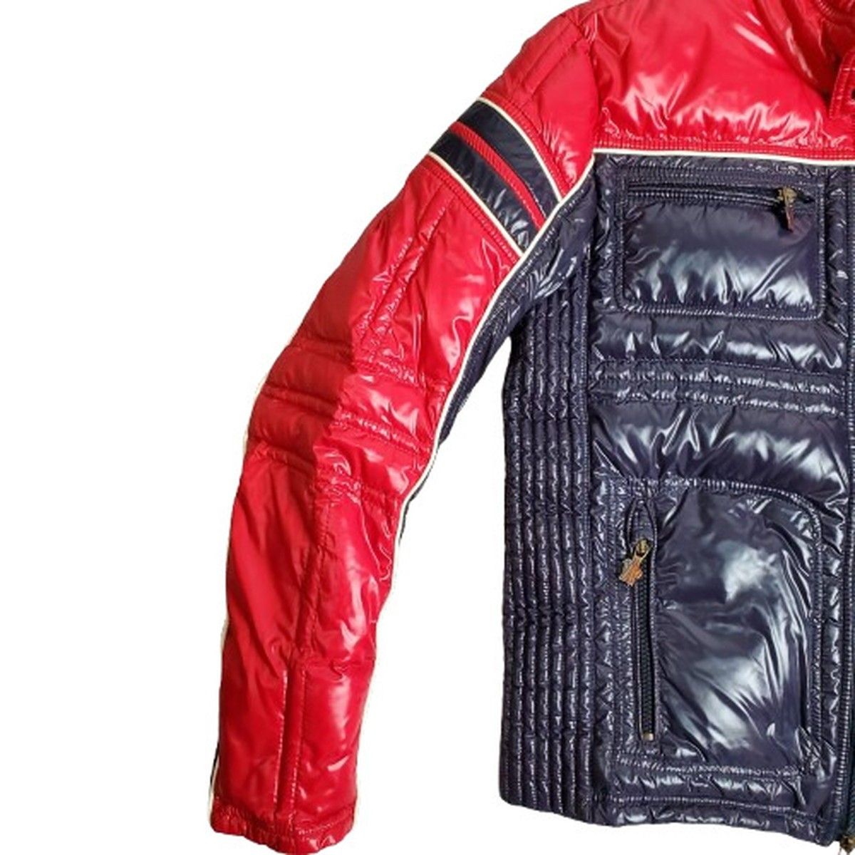 MONCLER モンクレール CANTON ロゴワッペン WZIP ライダースダウン 