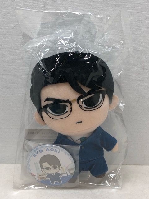 未開封☆龍が如く7 光と闇の行方 セガストア限定青木遼 ぬいぐるみ＆缶