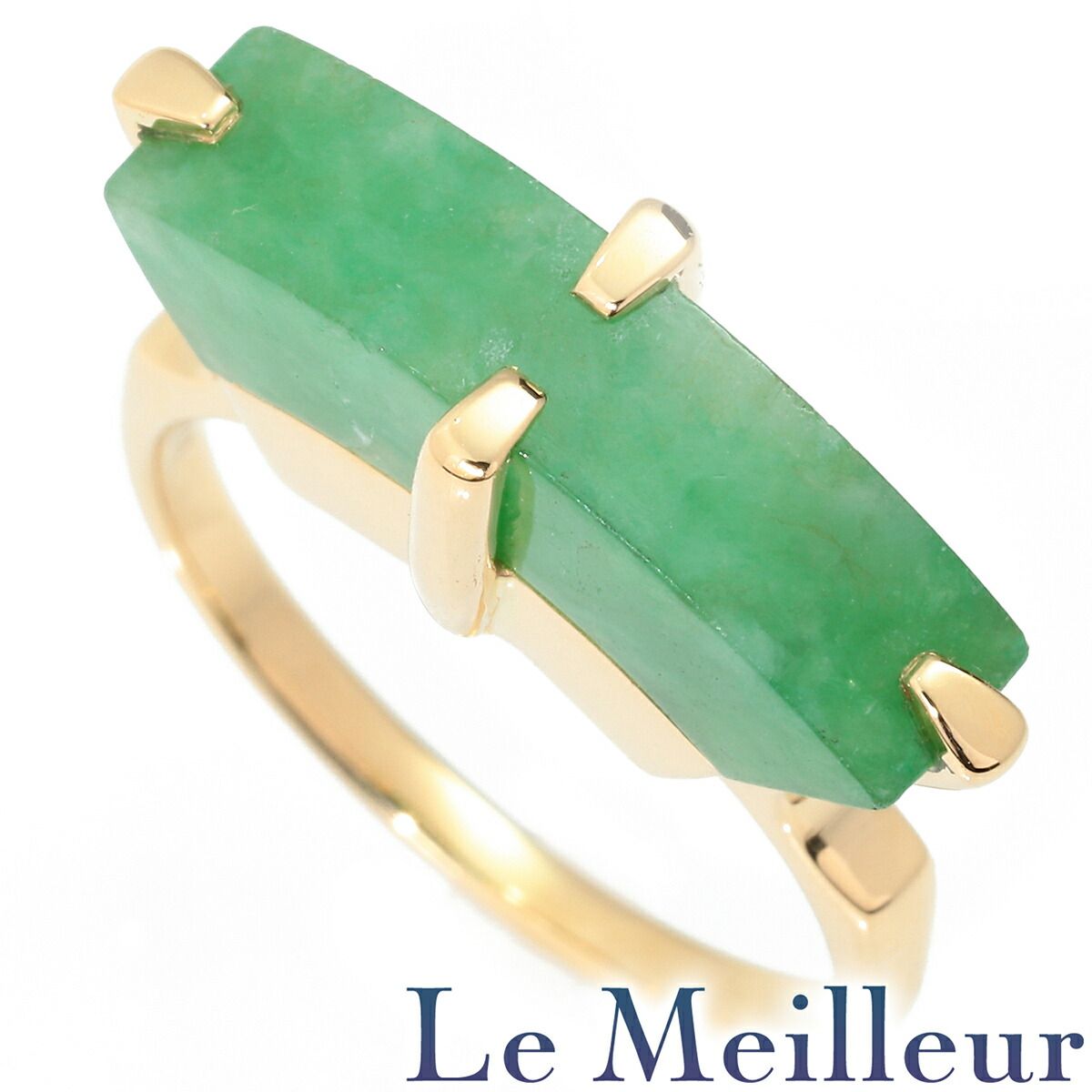 リング 指輪 翡翠 K18 12号 中古 プレラブド 返品OK - メルカリ 