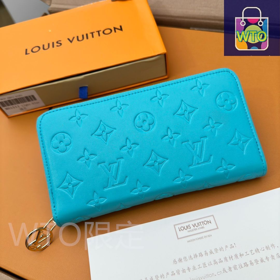 合馬公式アカウント1　ルイヴィトン27点　ボックス　保存袋　財布　小物用 LVルイ・ヴィトン/財布はパッドMonogramエンボス模様の小羊の皮