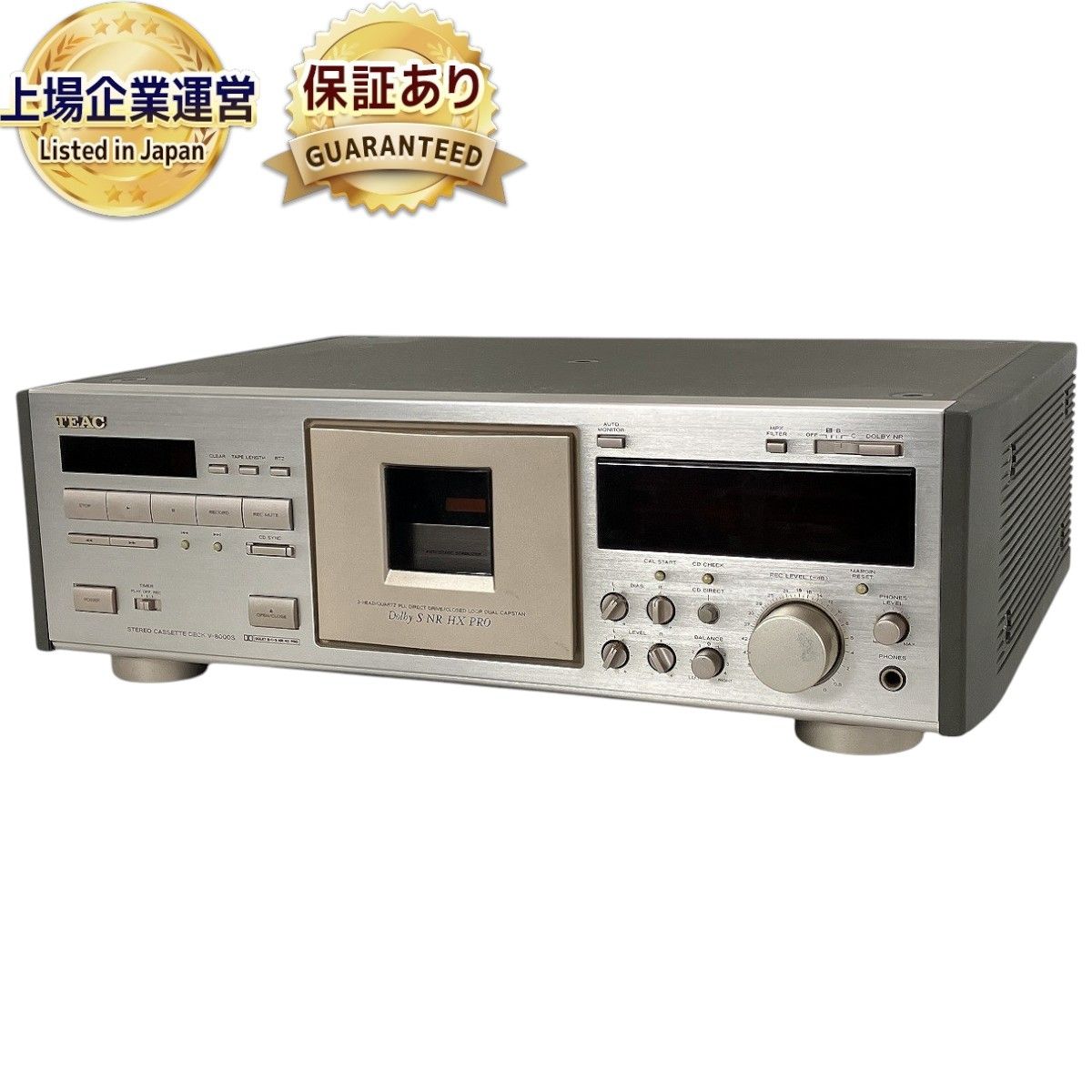 TEAC 3ヘッドカセットデッキ 美品】TEAC 高音質3ヘッド カセットデッキ V-2020S ティアック