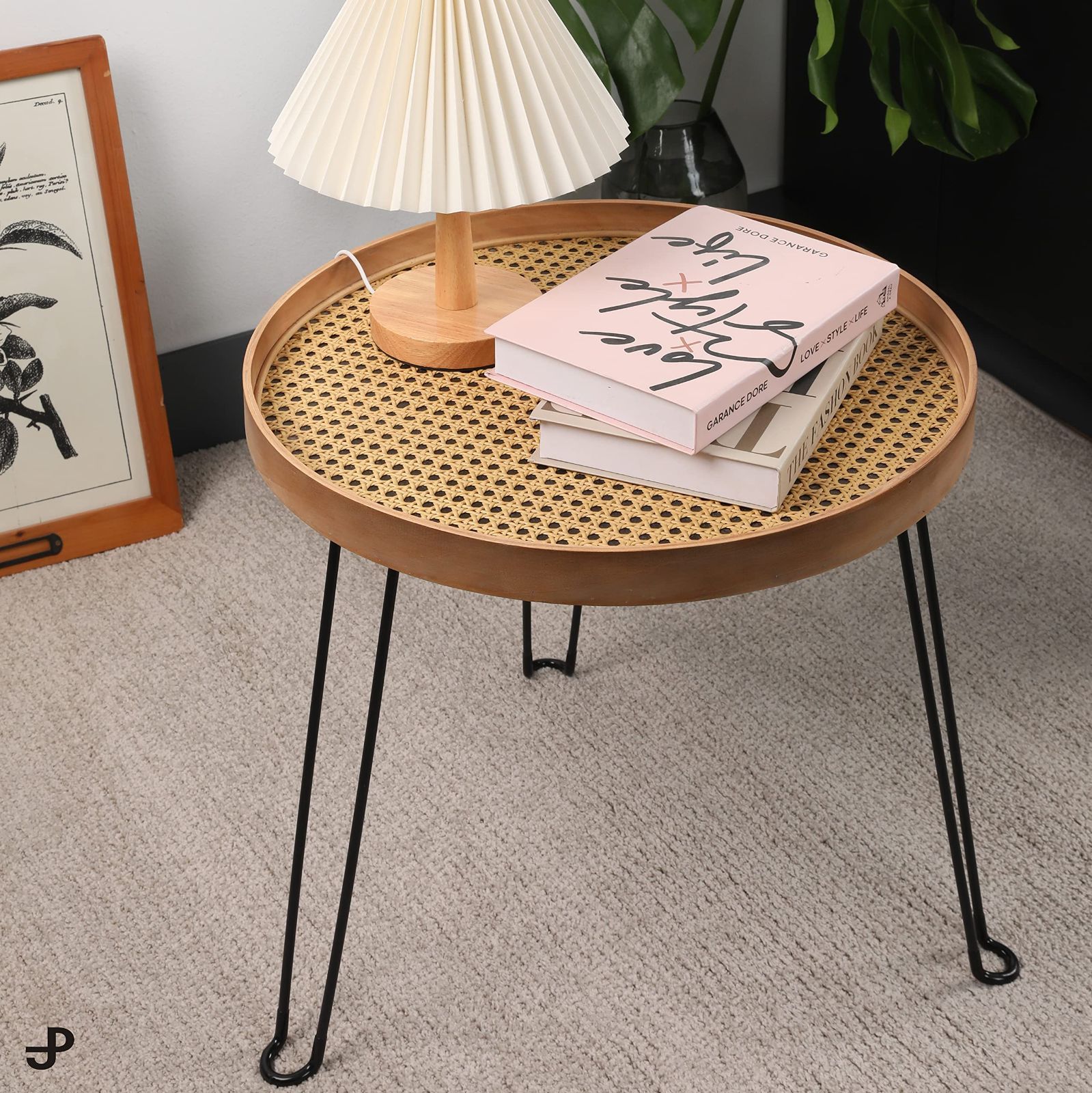 ラタン製 3段シェルフ ボヘミアンスタイル ボヘミアン 棚・ラック