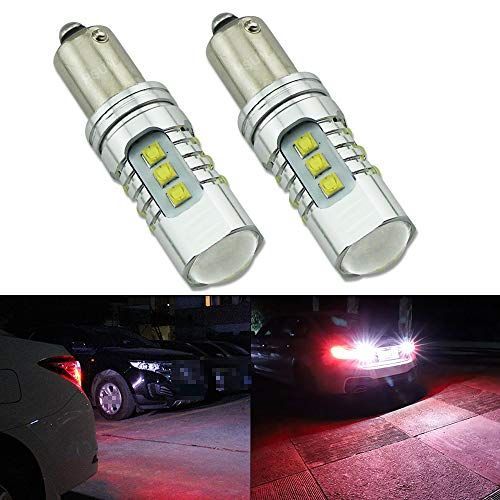 BAX9S-ホワイト HSUN BAX9S H6W LED バルブ 12V-24V車用 CANBUSキャンセラー内蔵 ポジションランプ バックランプ，高輝度チップ，2個セット，6000K ホワイト