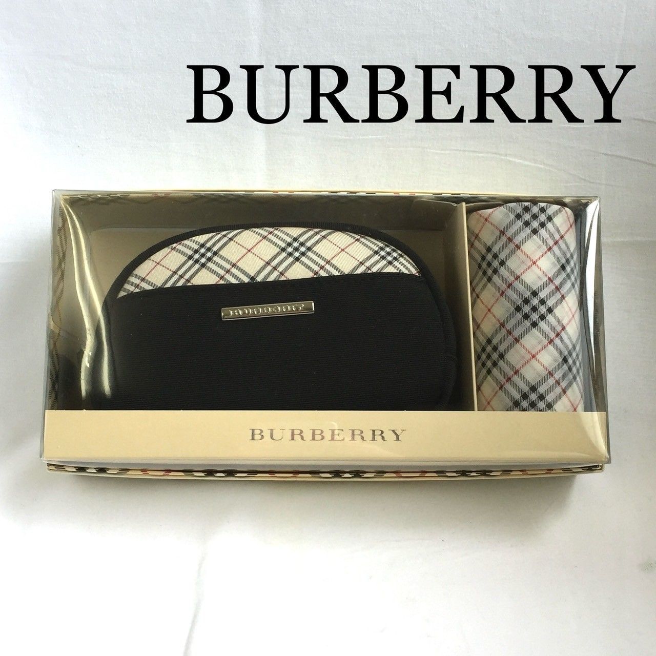 BURBERRY バーバリー ギフトセット ポーチ ハンカチ IC-0094 - メルカリ