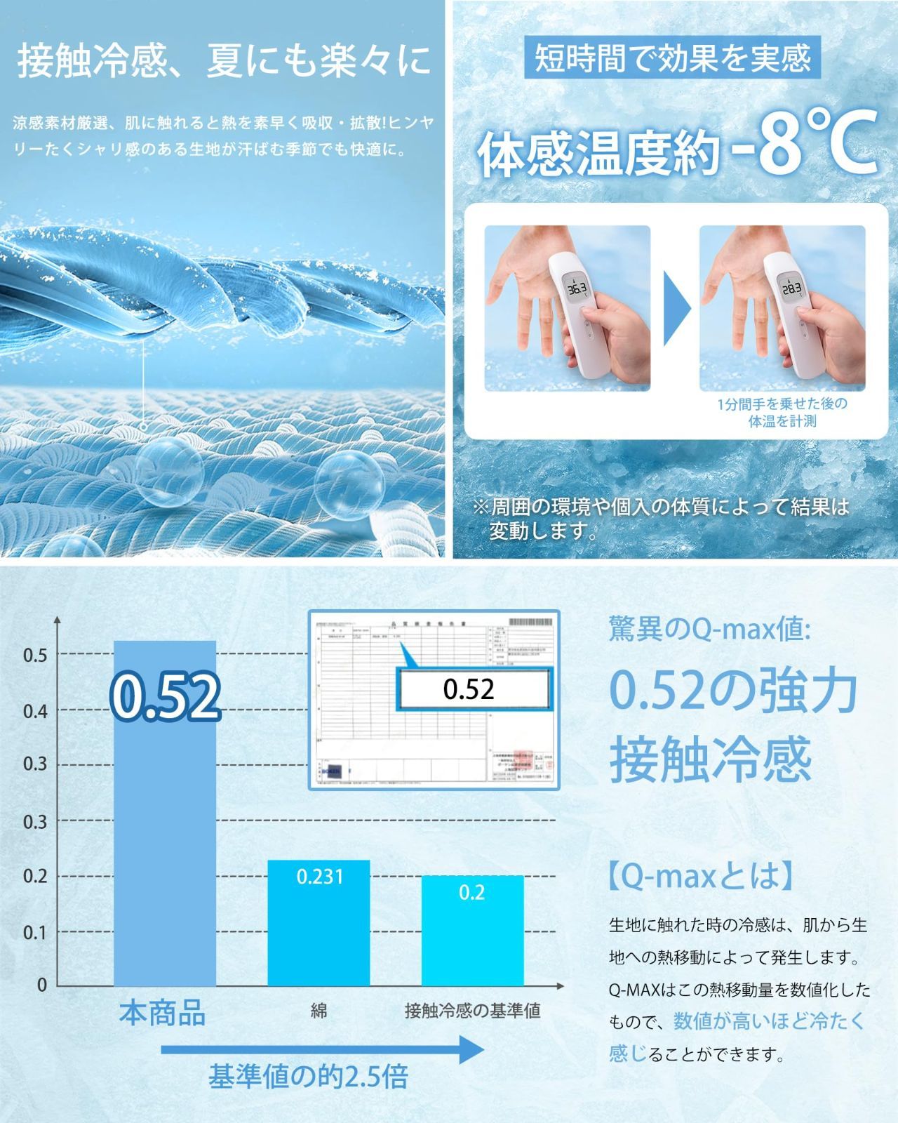 BLACK BADGER 掛け布団 シングル 夏用掛け布団 Q-max0.5 接触冷感 環境に優しい天然繊維 大豆繊維 吸湿速乾 抗菌防臭 防ダニ 洗える 柔らかい肌触り 夏用 肌掛け布団 掛けふとん 毛布 布団 (140×190㎝・カーキ)