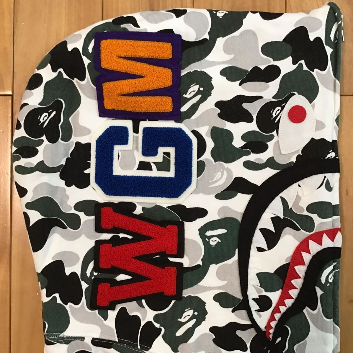 ☆京都限定☆ Kyoto city camo シャーク パーカー Lサイズ shark full 