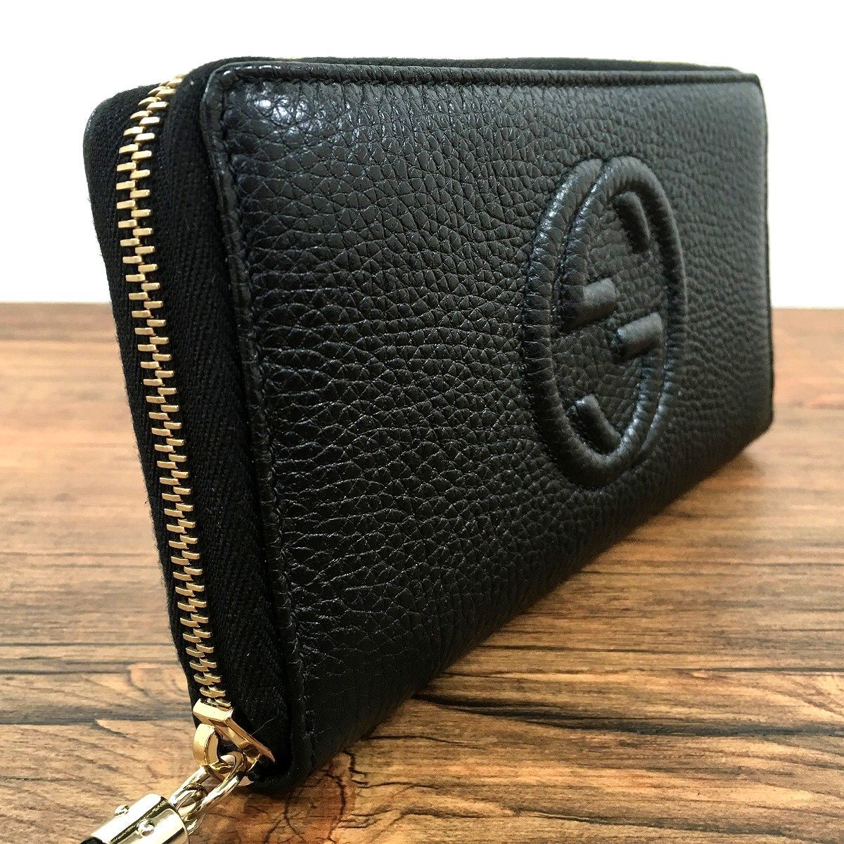 未使用品 GUCCI ジップウォレット 598187 黒 291 - メルカリShops