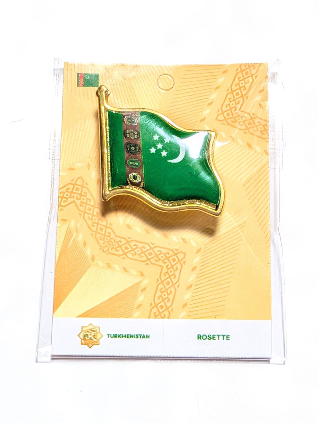 新品 国旗 バッジ トルクメニスタン パビリオン 限定 関西万博