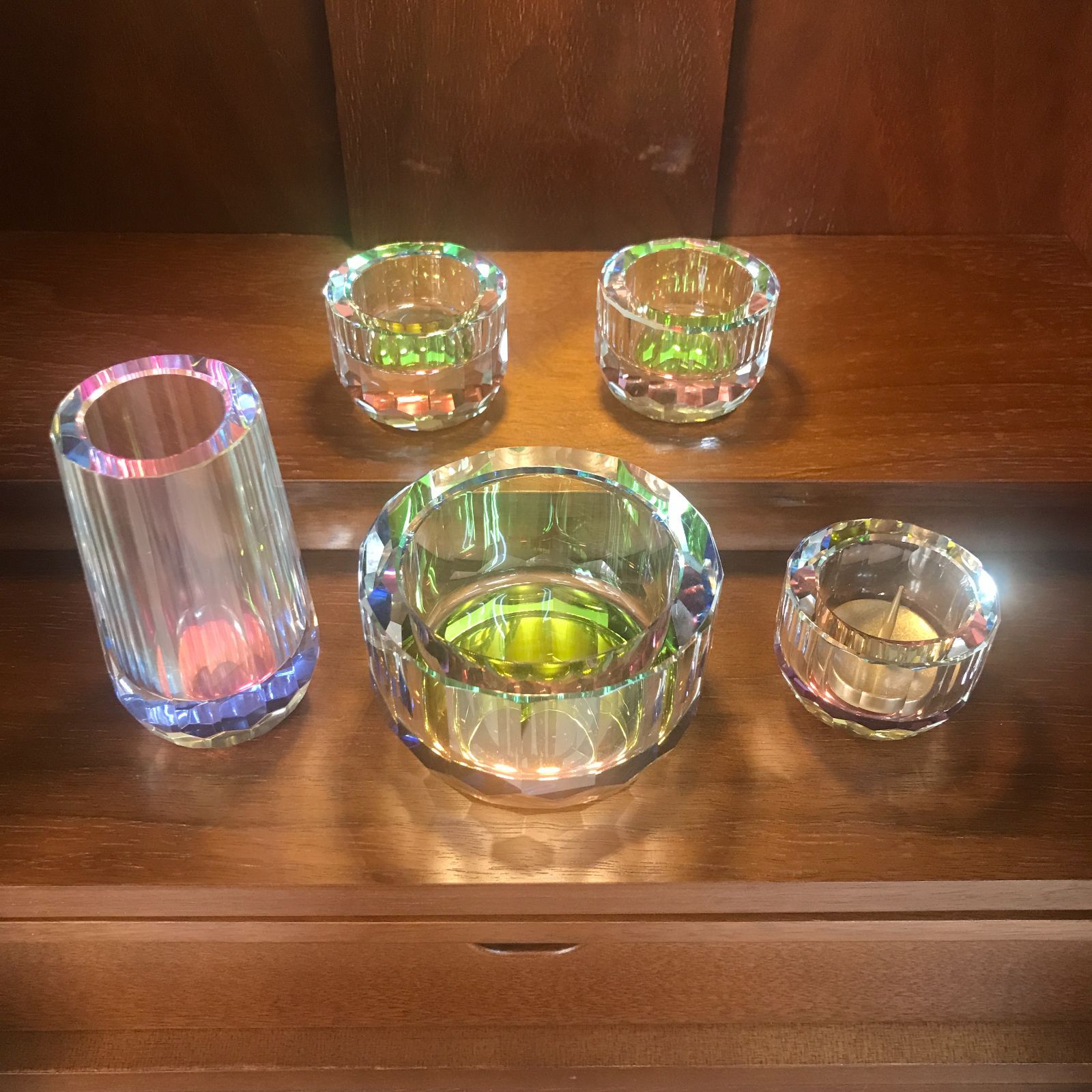 クリスタル仏具5点セット 供養