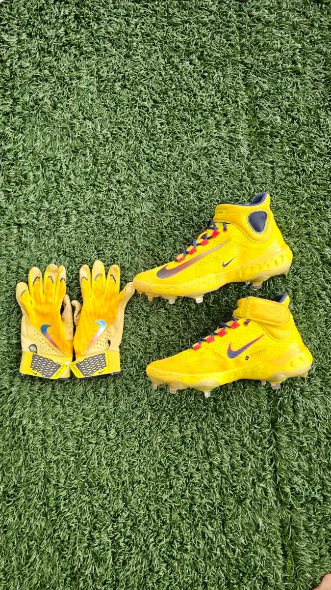 モデル NIKE アルファハラチ4 アクーニャ ジュニア 野球シューズ スパイク セット