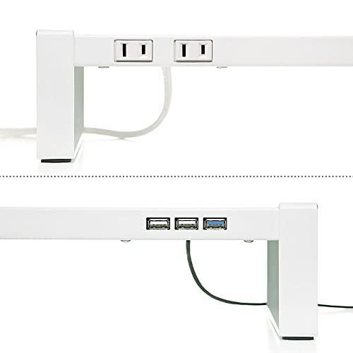 USBハブ付き机上ラック W1000mm