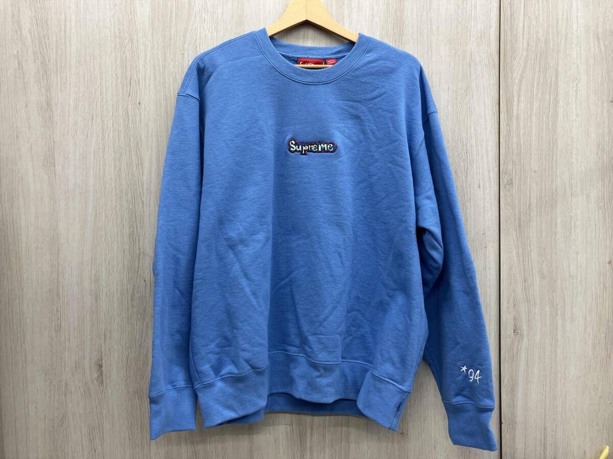Supreme スウェット ライトブルー系 Mサイズ 21SS GONZ LOGO CREWNECK