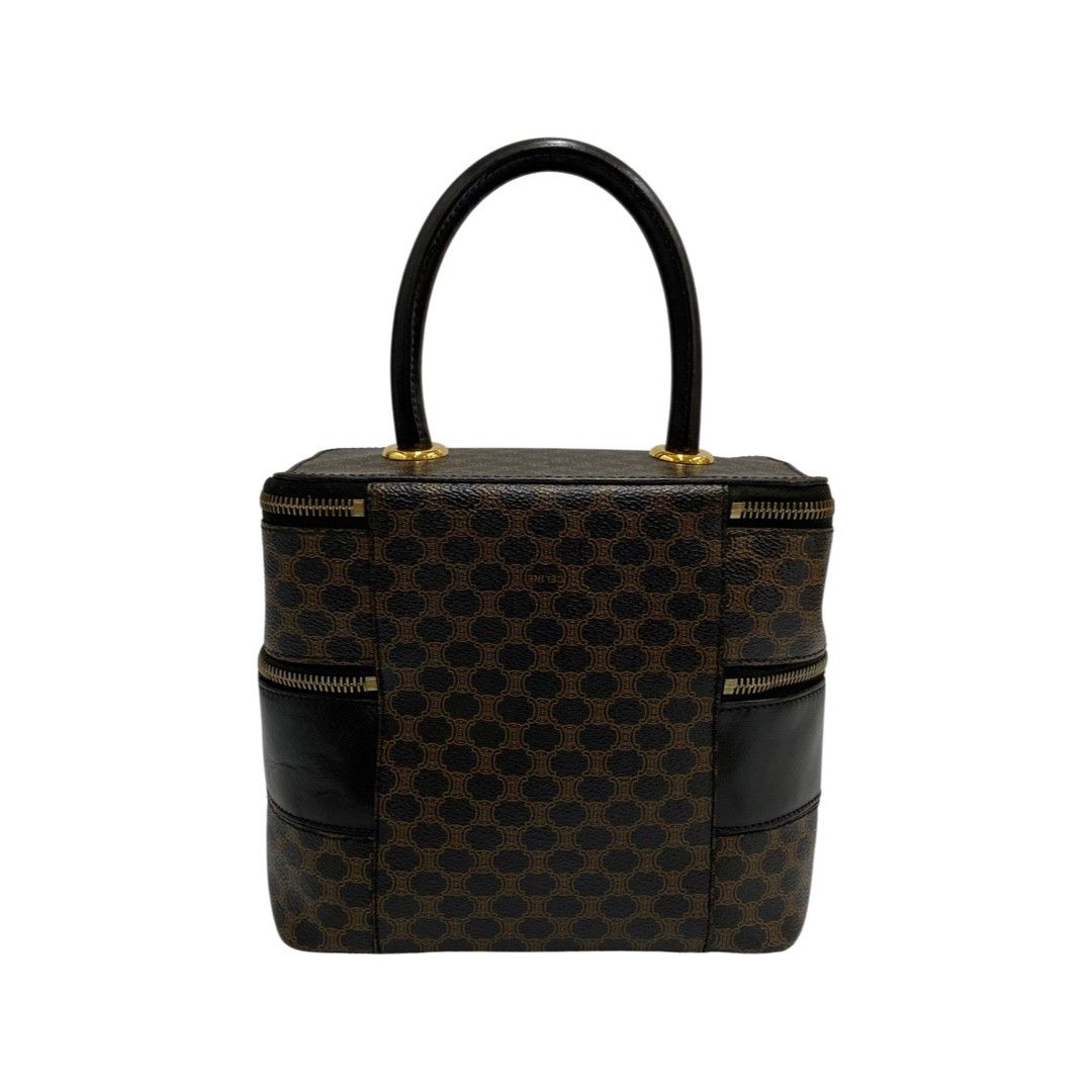 セリーヌCELINE ミニハンドバッグブラックマカダムバニティバッグ