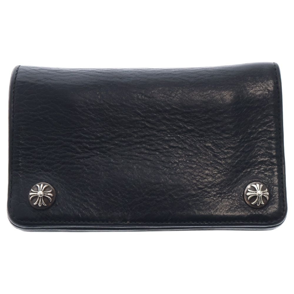 ✨️美品✨️ バレンシアガ 長財布 型押し レザー 黒 フラップ 二