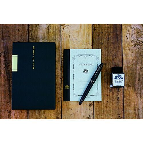 エムディーエス Ｗネームギフトセット ツバメノート×セーラー万年筆 89-203