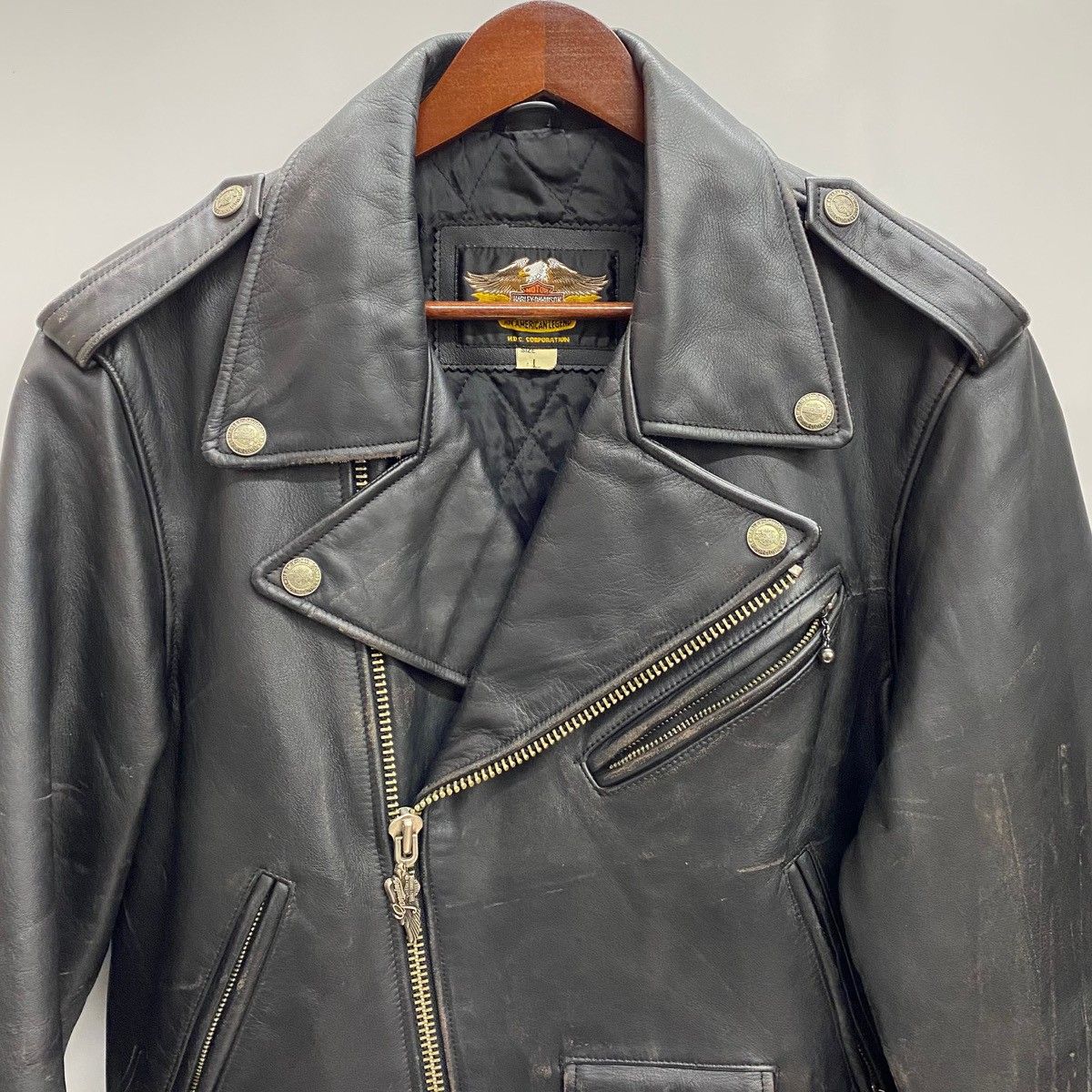 ハーレーダビッドソン HARLEY-DAVIDSON レザー ダブルライダース 40180