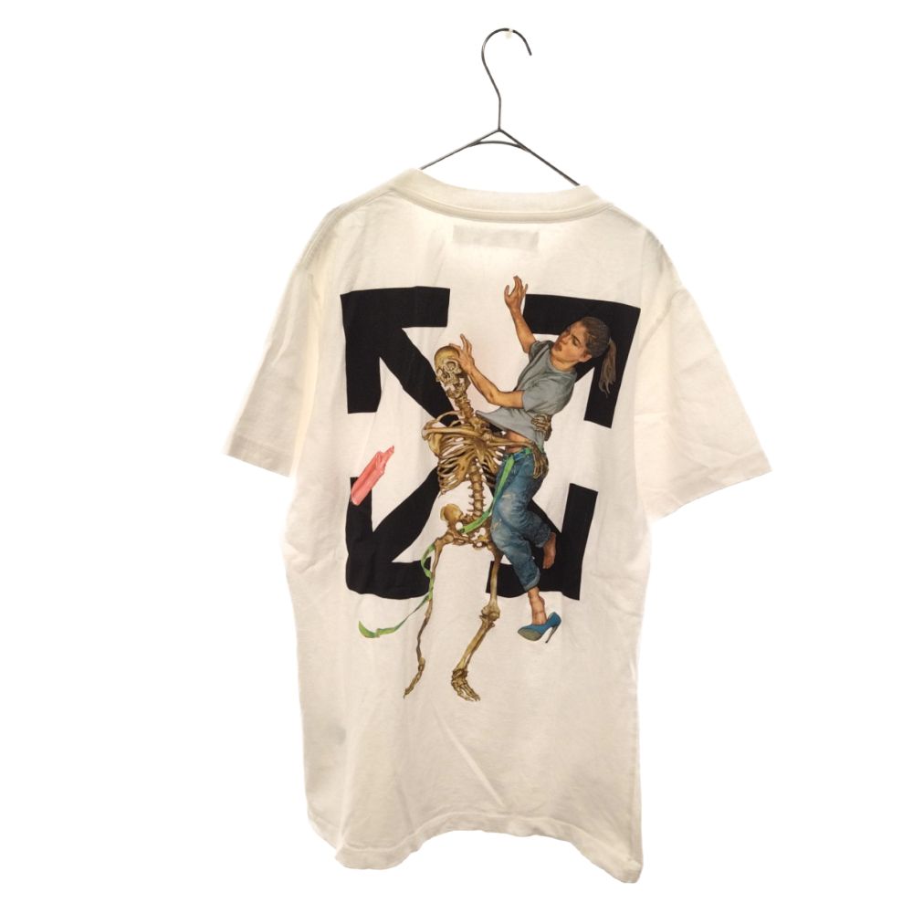 OFF-WHITE (オフホワイト) 20AW PASCAL PRINT S/S SLIM TEE スケルトン