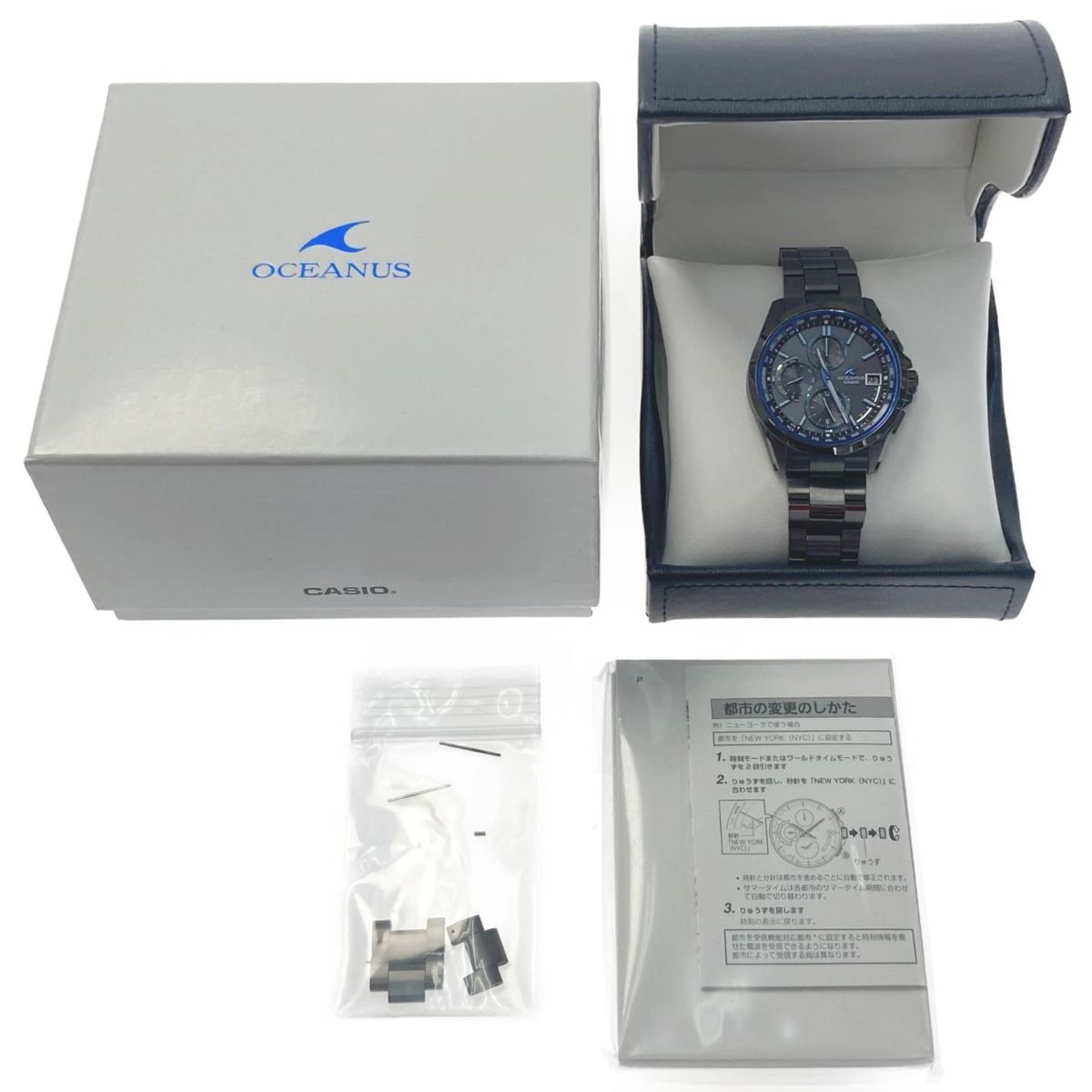 CASIO カシオ オシアナス クラシックライン OCW-T2600B-1AJF ブラック 
