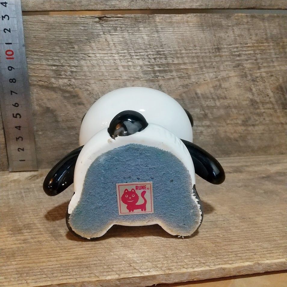 昭和レトロ】内藤ルネ・MR PANDA パンダ 貯金箱 陶器人形