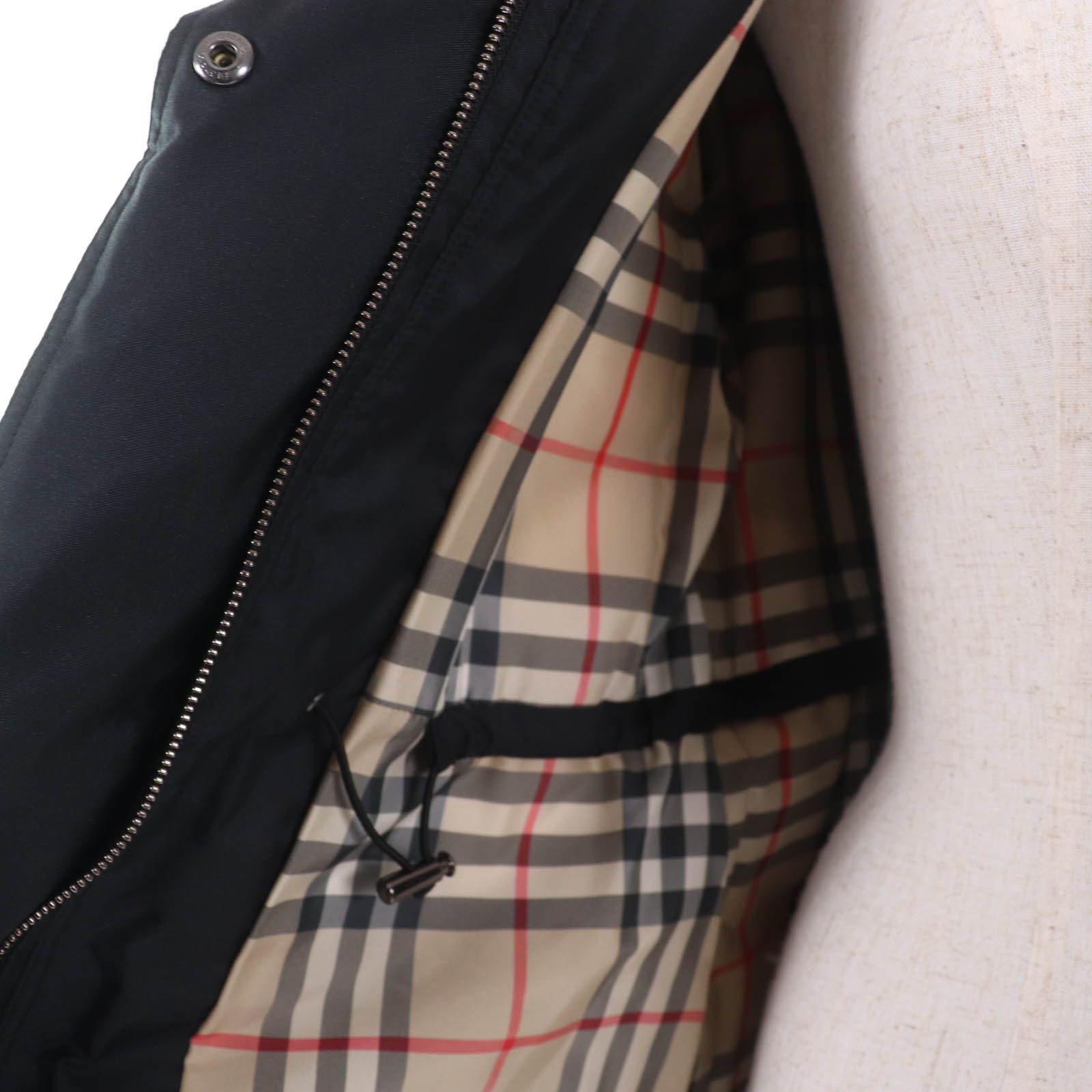 極美品☆BURBERRY LONDON バーバリーロンドン ラクーンファー付