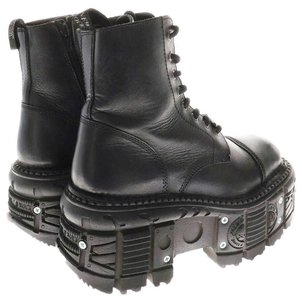 NEW ROCK (ニューロック) M-TANK083-C1 レザーレースアップ
