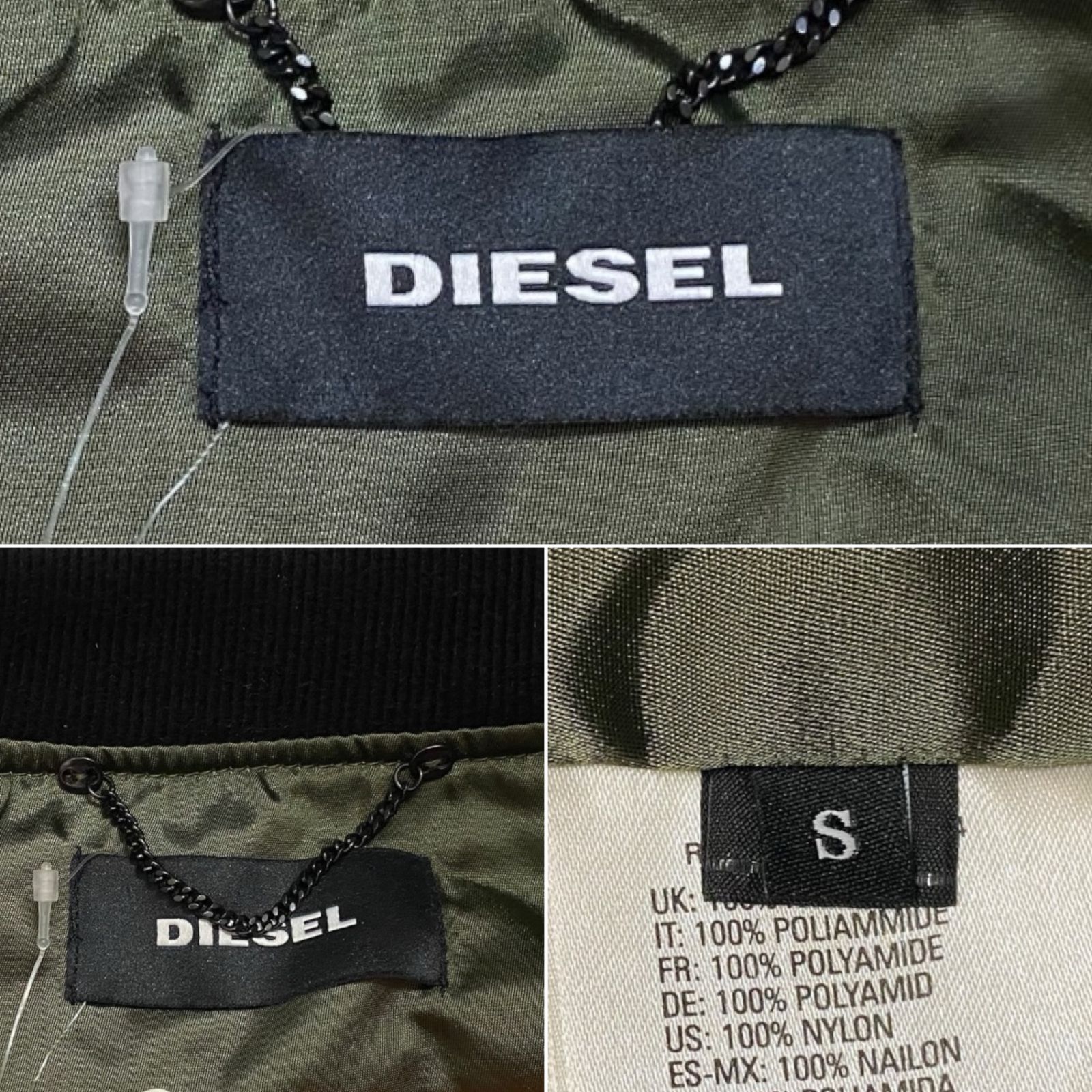 DIESEL (ディーゼル) MA-1 J-QUEST JACKET フライトジャケット 